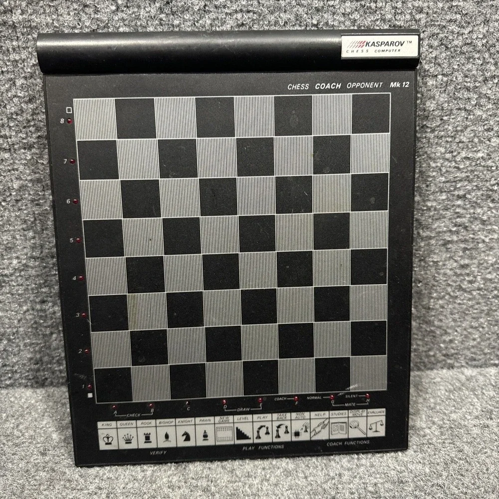 1986 SciSys MK 12 Trainer Kasparov Electronic‎ Chess Game Board Only